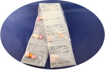 Различные типы рулонов сложенной пленки медицинского назначения - алюминий/ПЭТ/ПЭ/Тайвек