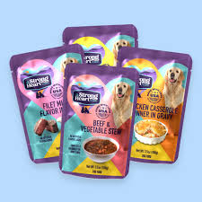 Tas Kemasan Makanan Hewan Basah Bersegel Tiga Sisi Tahan Suhu Tinggi | Film Komposit SPET/PA/RCPP Sterilisasi Uap 121&deg;C